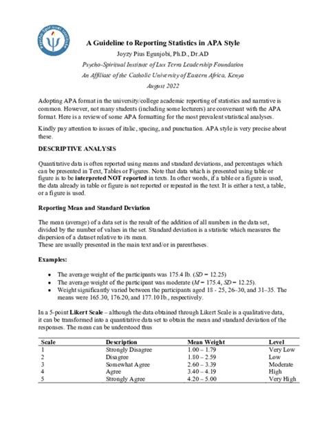 how to report sem results apa|Reporting Statistics in APA Style .